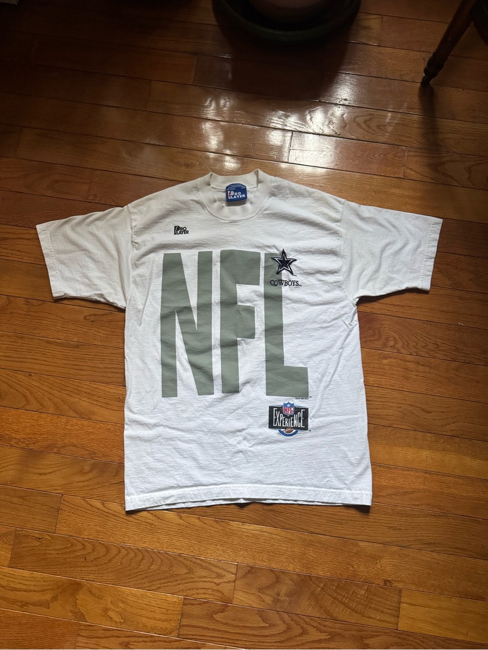 Vintage 1995 Dallas Cowboys NFL Experience Pro Player Tee Made USA Large